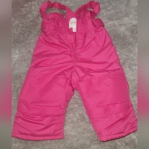 GIRLS SNOW PANTS 12M
